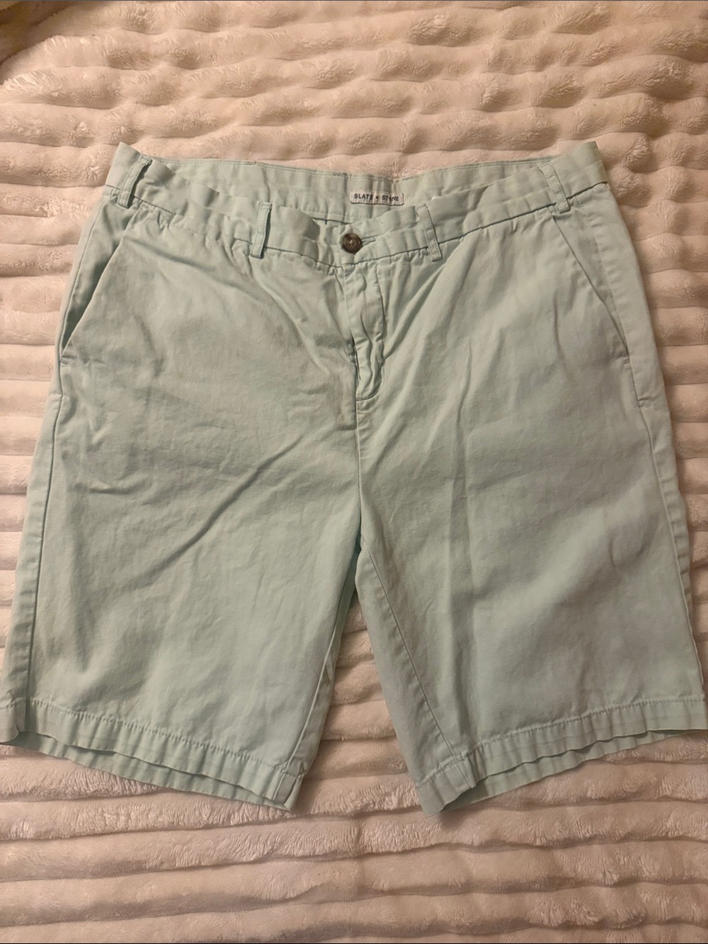 Slate & Stone men’s Mint Green Chino Shorts